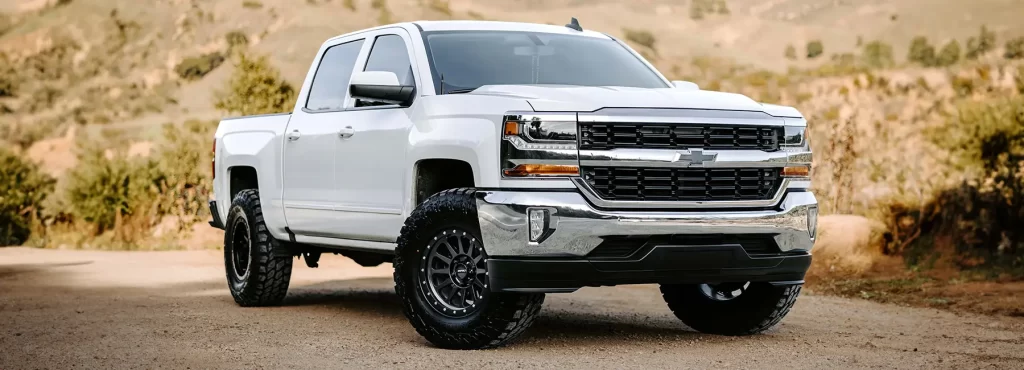 Chevy Silverado with 884s