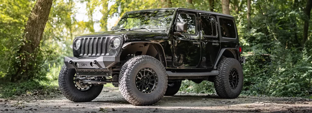 Jeep Wrangler with 884s