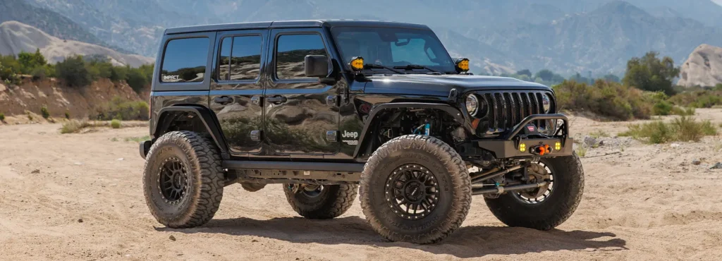 Jeep Wrangler with 8808s