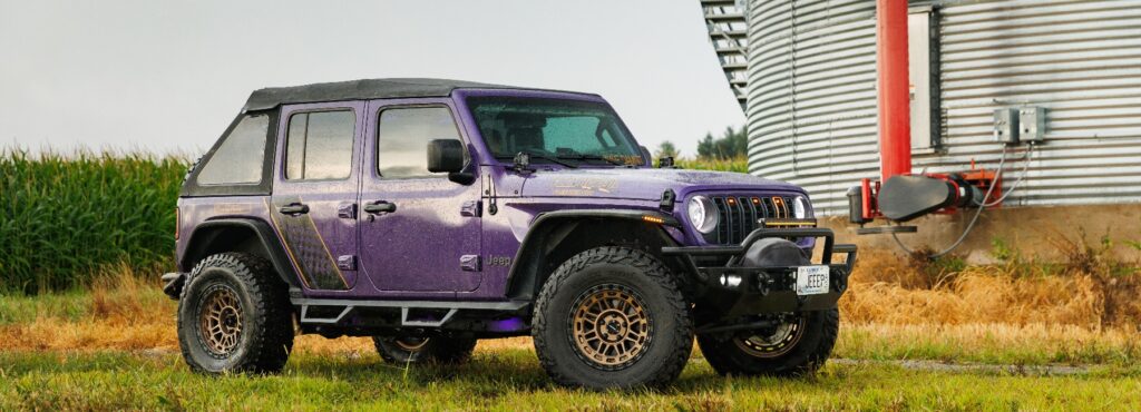 Jeep Wrangler Purple w 8806BRZ
